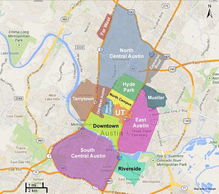 map of austin neighborhoods Ut Austin Neighborhoods Ut Apartments In Austin Tx map of austin neighborhoods